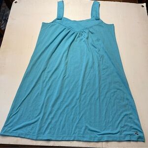 Aqua Blue Dress Lounge Beach Like Love Brand Sz L Comfy Loose Swingy